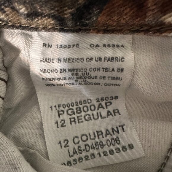 Wrangler Boys Size 12 Mossy Oak Break Up Camo Jeans Outdoors Hunting Distressed. - Picture 3 of 3